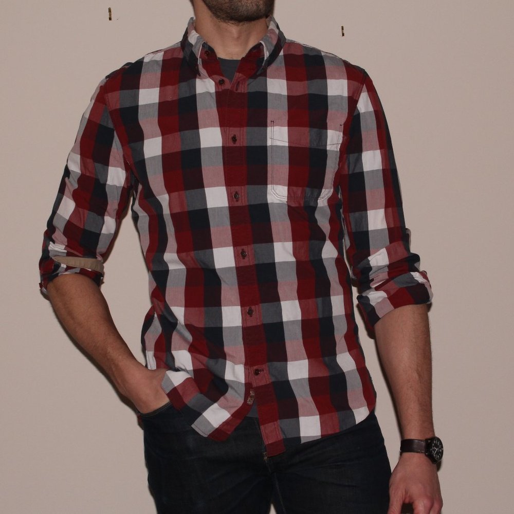 Banana Republic Plaid Button Down Shirt